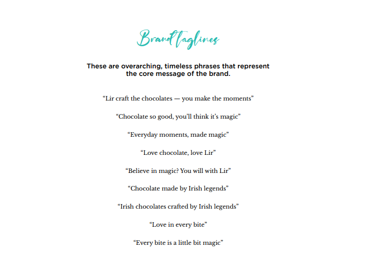 Brand Taglines